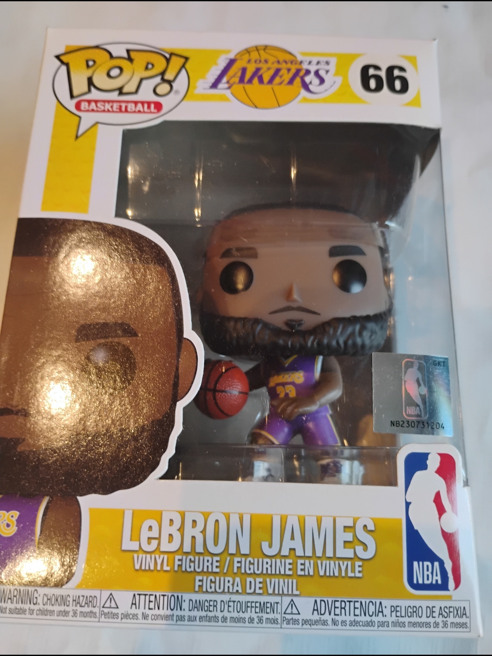Funko Pop! Basketball Vinyl Figure - Purple, Yellow, Brown # 66